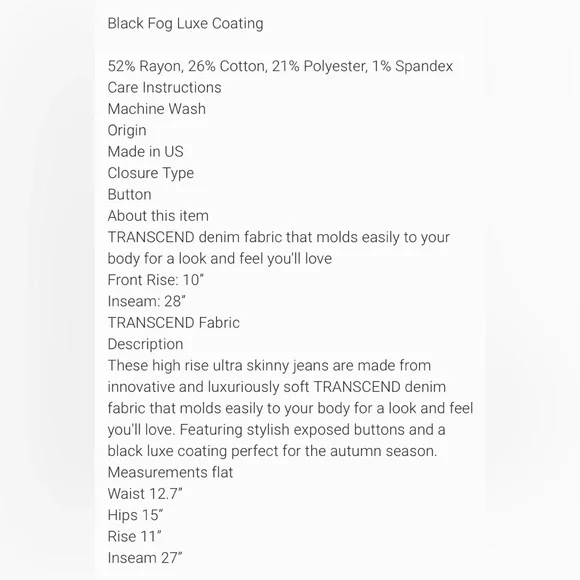 Express High-Rise Button Skinny Jeans with Buttons - Picture 5 of 6